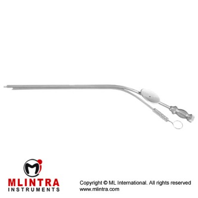 House Suction Tube With Finger Cutt Off Stainless Steel, Suction Diameter - Irrigation Diameter 1.5 mm Ø - 1.2 mm Ø